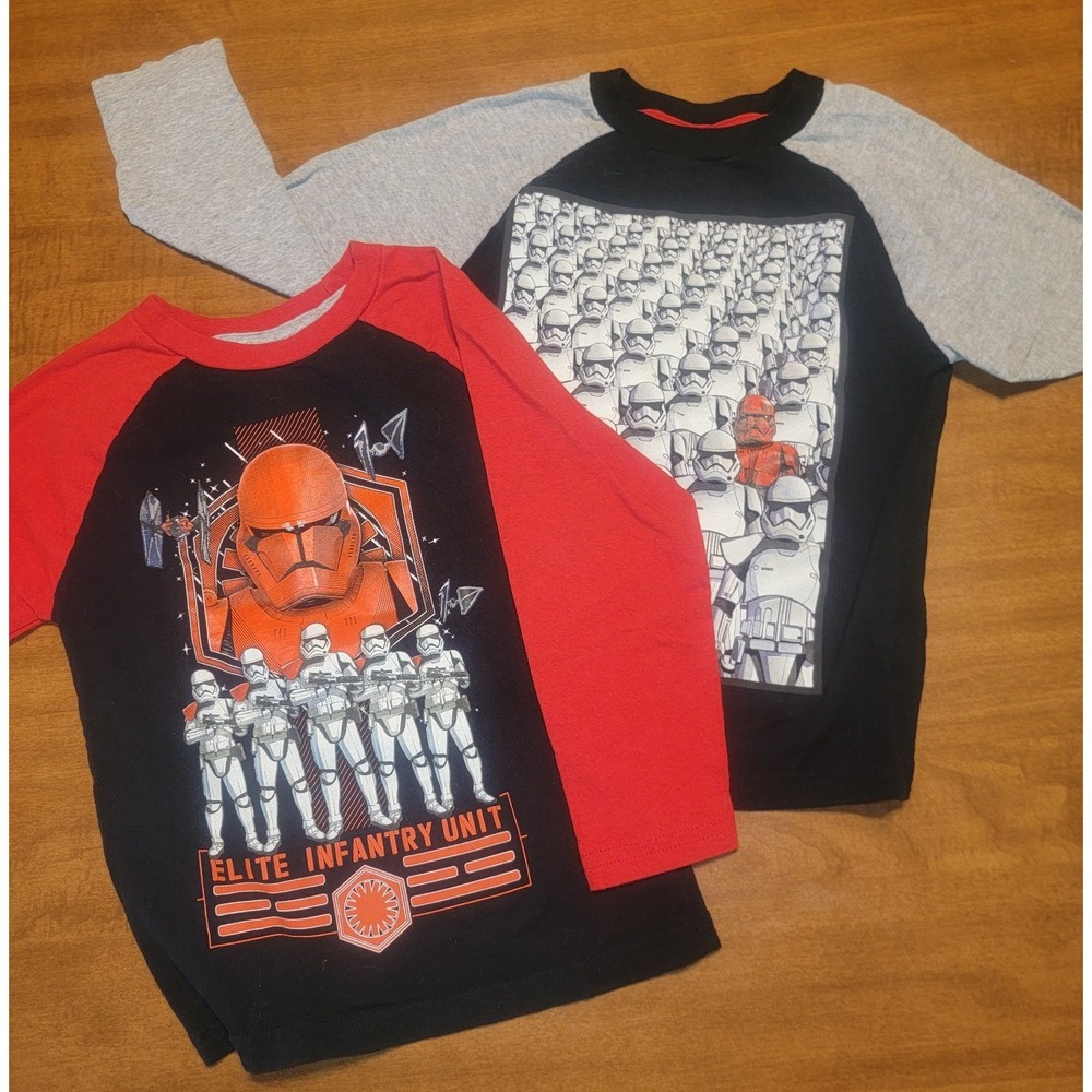 Boys 4t Star Wars long sleeve t-shirts 2pc  lot B13